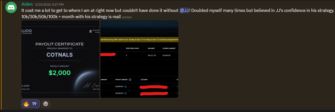 Payout proof from Aiden