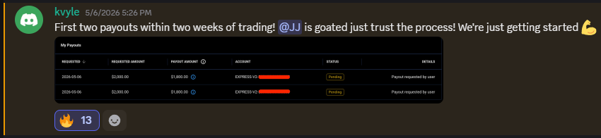 Payout proof from kvyle