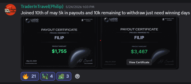 Payout proof from TraderInTravel (Philip)